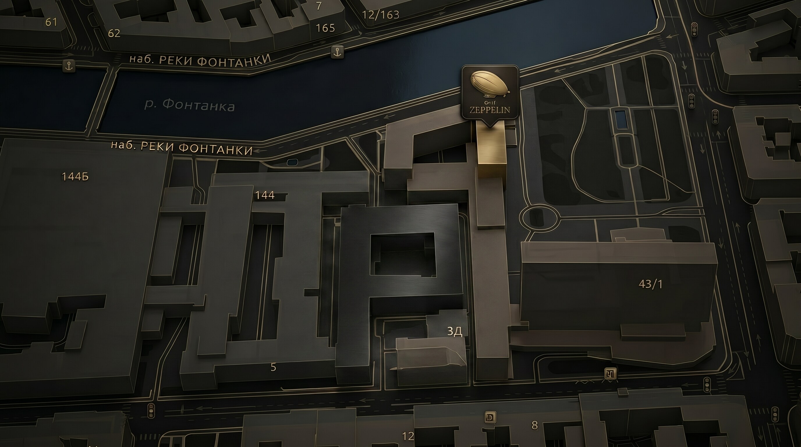 Карта проезда к Graf Zeppelin